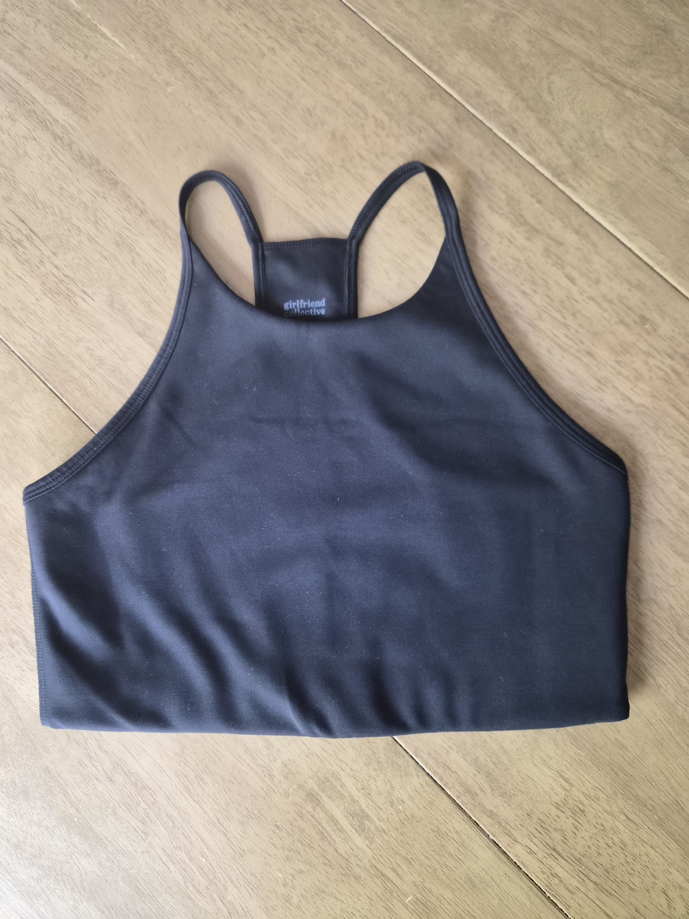 Girlfriend Collective Luxe Colette halter sports bra